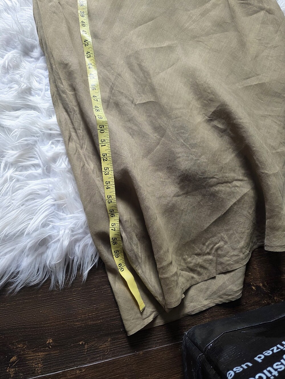 Faithfull the Brand Olive-Green Strapless Maxi Dress - Picture 15 of 15